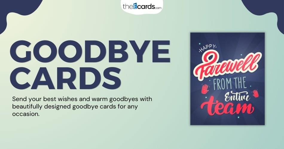 Goodbye Cards For Coworkers